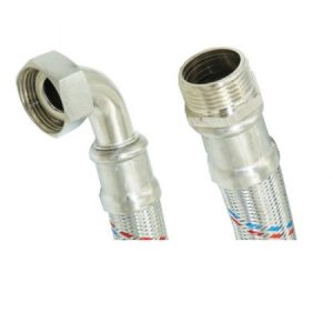 Подводка ГИГАНТ для воды угловая 1&quot накидная гайка - 1&quot наружная C41-5