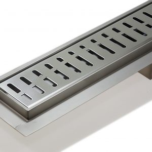 Трап-лоток с гориз. (гидро+сухая защита от запаха) (решетка с квад. ячейкой) 65см BAD426502