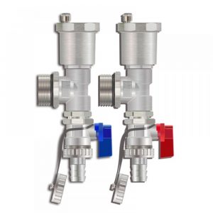 Торцевой набор для коллекторной группы(Тройник+автовоздухоотводчик+сливной кран) M306-4