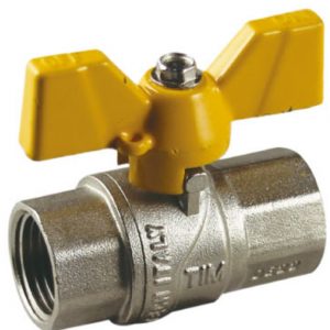 Кран для газа г-г бабочка DE112H