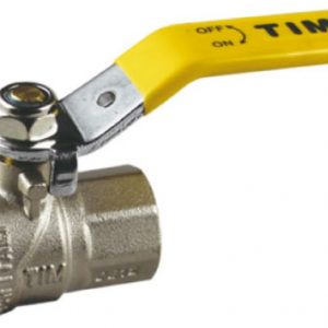 Кран шаровой для газа угловой 1/2 г/ш TIM DE122L