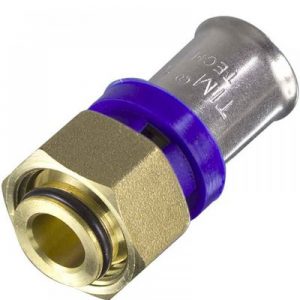 Пресс-фитинг, Муфта с накидной гайкой 16*1/2 внутр.TIM F-S1602FB