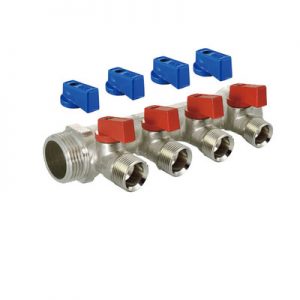 Коллектор с шаровыми кранами 3/4&quot х 1/2ш MV-3/4-N-2