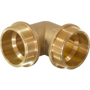 Уголок латунный резьба наруж./наруж. LM022