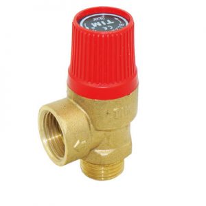 Предохранительный клапан красный 8 бар 3/4*1&quot г-г TIM BL34FF-K-8