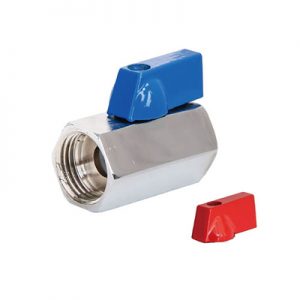 Мини кран для воды, хром 1/2" в - 1/2" в DE22FF