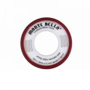 Фум лента для воды маленькая, белый цвет, 15м MB15-19