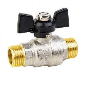 Кран с американкой бабочка усиленный DE1217X