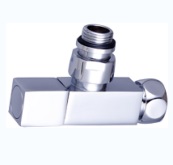 Кран для углового соединения Хром. KV11-LMM022