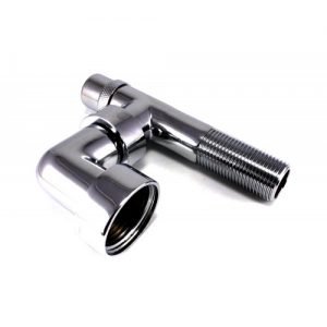 Поворотный кран для углового соединения Хром.