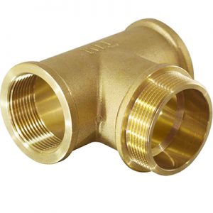 Тройник латунный Ф-3/4F*1/2M*3/4F TIM TFMF323