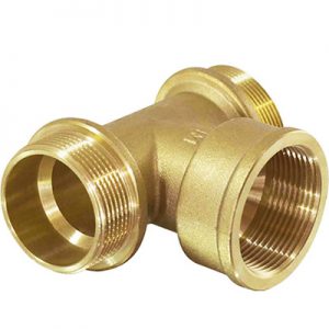 Тройник латунный Ф-3/4M*3/4F*3/4M TIM TMFM333