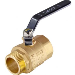 Кран шаровой г-ш рычаг DE1201